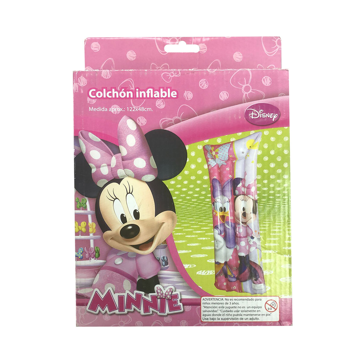 Colchoneta Inflable Minnie 122 x 48 cm 