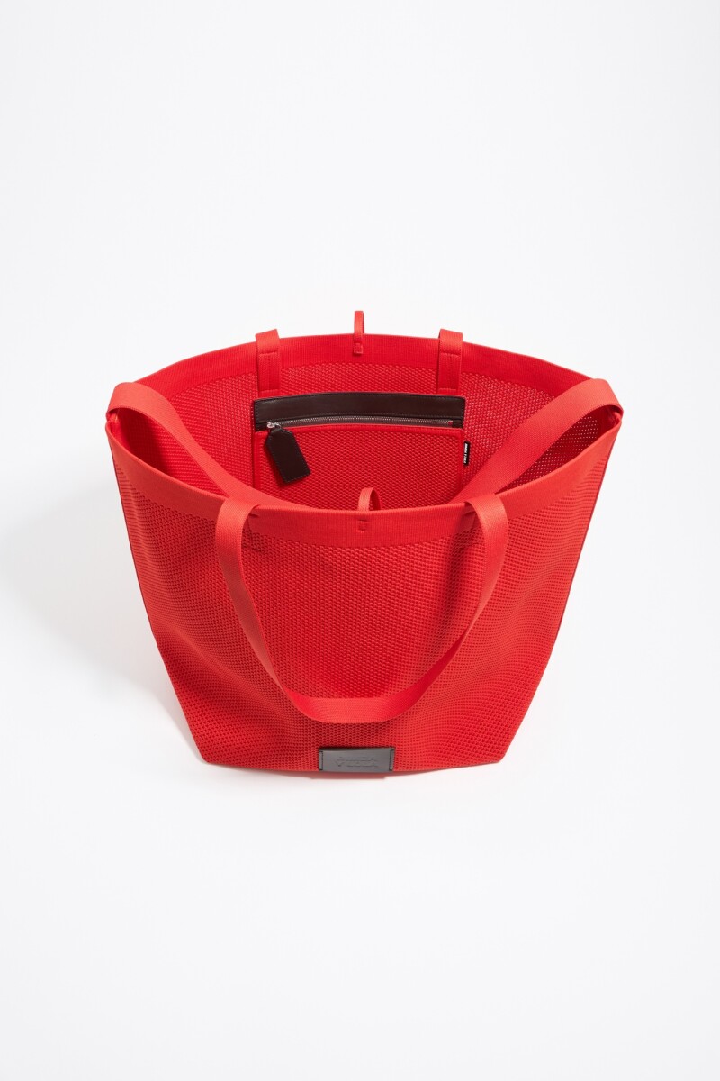 BOLSO SHOPPER FLYKNIT Rojo
