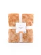 FLANNEL TRAMA DAMERO 2 PLAZAS BEIGE