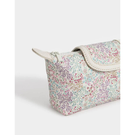 Porta Cosméticos Estampado Flores