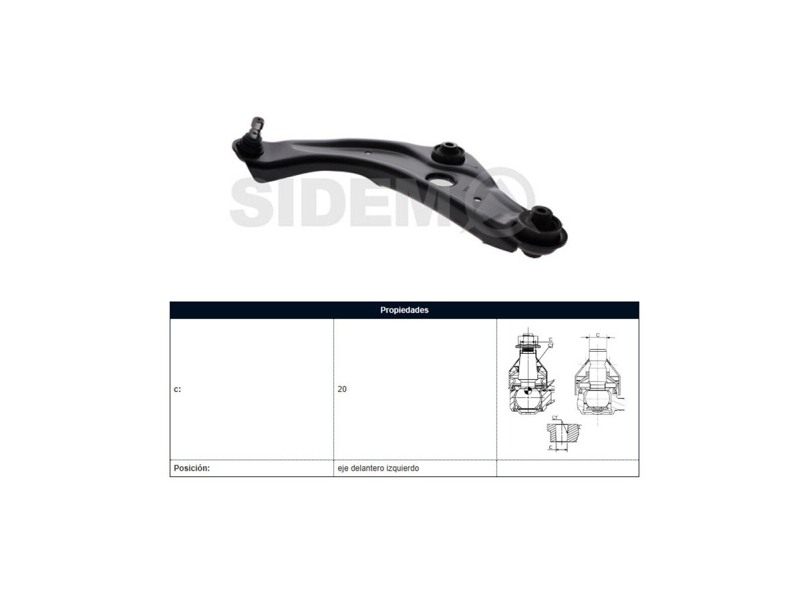 Parilla De Suspension Delantera Nissan Qashqai 12-25 Izq 