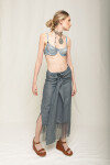 Ribbon Skirt Gris
