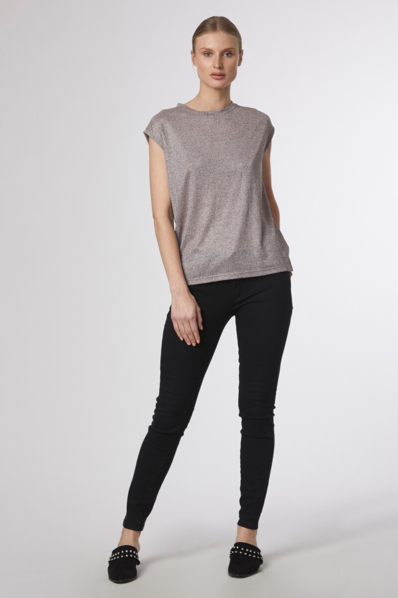 Blusa canale gris