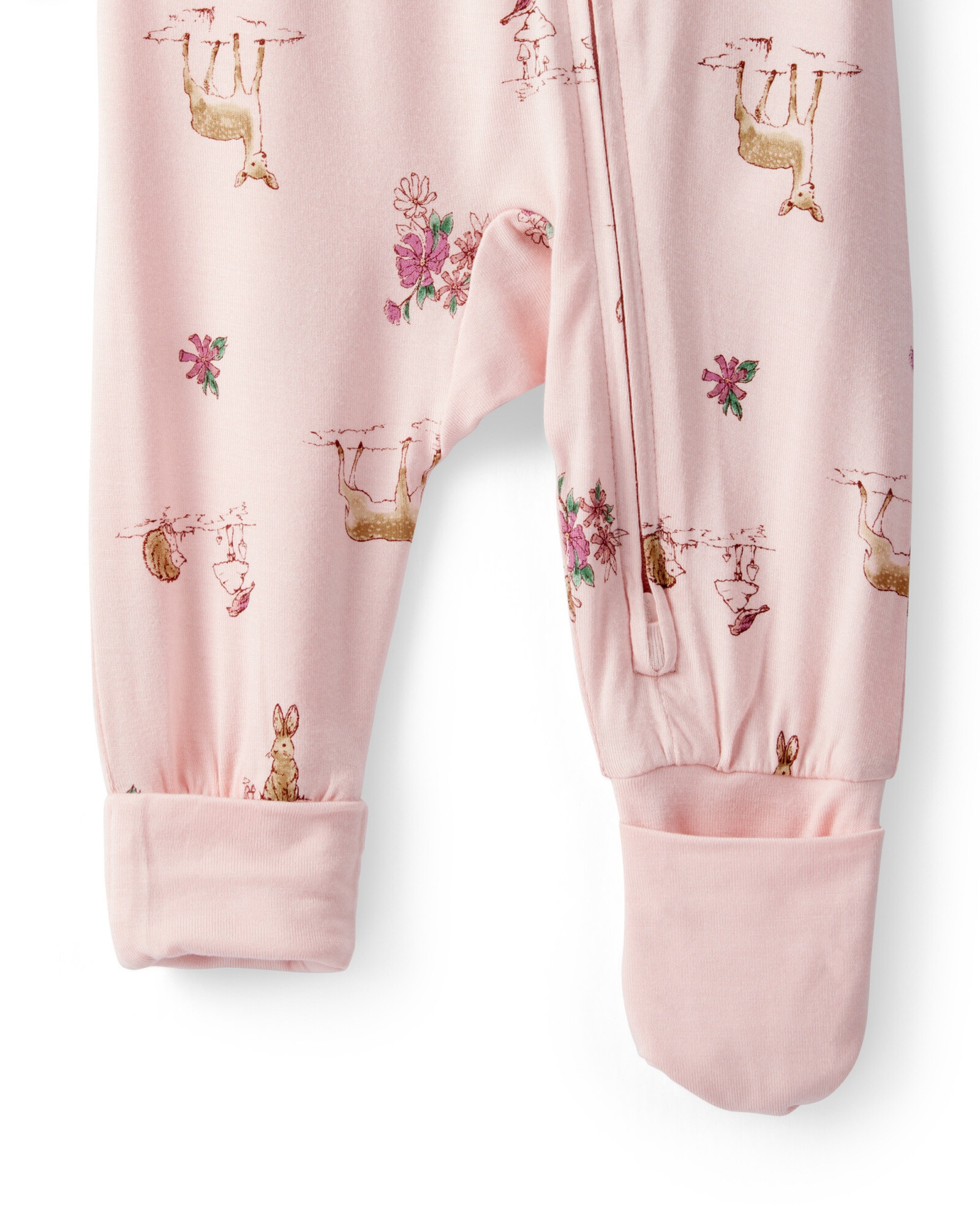 Pijama una pieza de viscosa Ecovero, puños plegables, línea Purelysoft Sin color