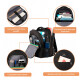 Mochila Expansible Viaje Urbana Porta Notebook Matein 1364 Negro