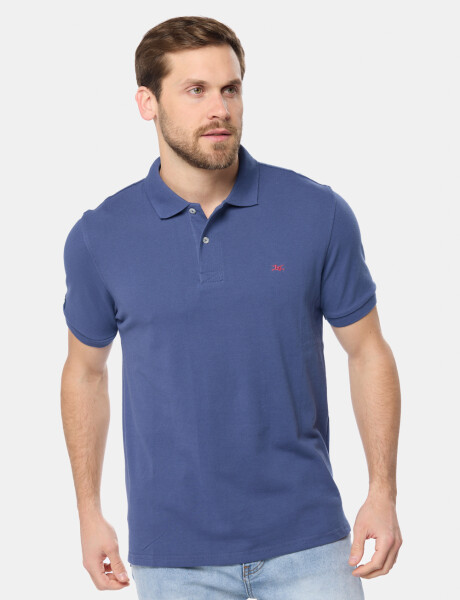 REMERA POLO LISA PIQUÉ Piedra