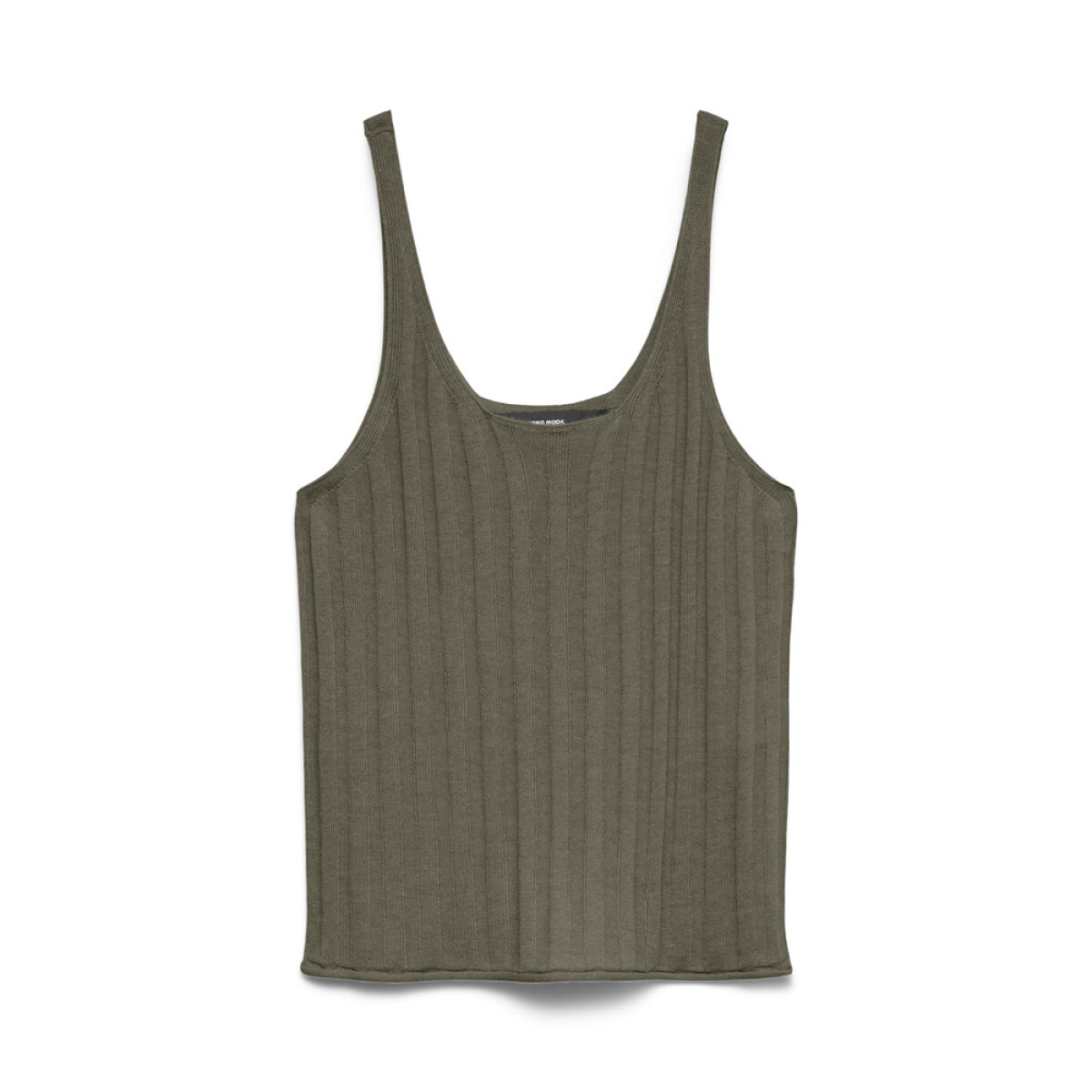 VMLULA LINEN SL O-NECK TOP NOOS - Kalamata 