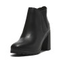 Botas Mid Chelsea Mujer Black Full Grain