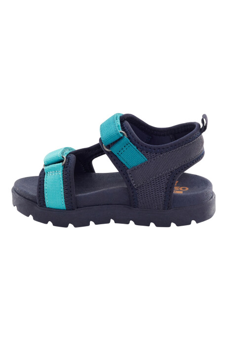 Sandalias casuales, azules Sin color