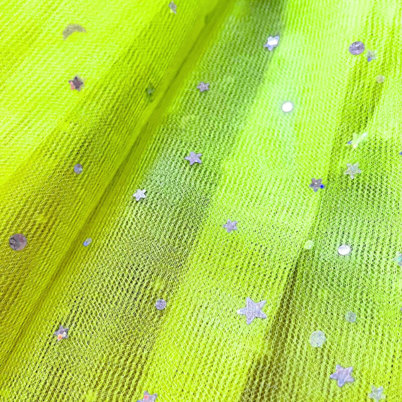 TUTU 30 cm con Brillos Verde