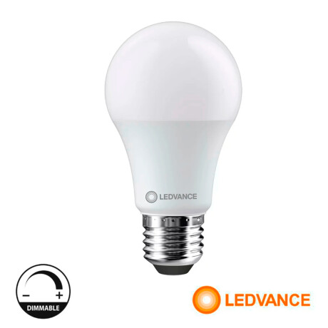 LAMPARA LEDVANCE OSRAM A60 DIMERIZABLE 8.5W Lámpara LED LEDVANCE OSRAM Dimerizable 8.5W Luz Cálida