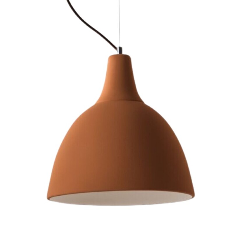 COLGANTE BARI E27 TERRACOTA CON CABLE COBRE D31,5CM COLGANTE BARI E27 TERRACOTA CON CABLE COBRE D31,5CM
