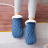 Medias Termicas Polar Invierno Algodón Antideslizantes Variante Color Azul L