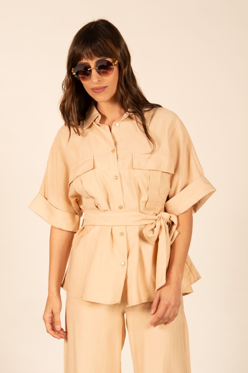 Camisa Glenda - Beige 