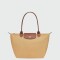 Longchamp -Cartera Longchamp plegable de nylon con cierre y asa larga, Le pliage L P15