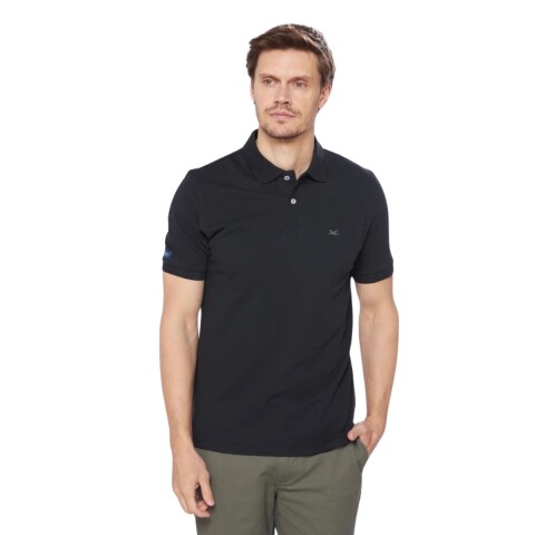 REMERA POLO XS-4XL NEGRO