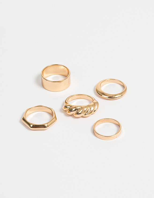 Sets Anillos De metal Set De Anillos Essential - Dorado