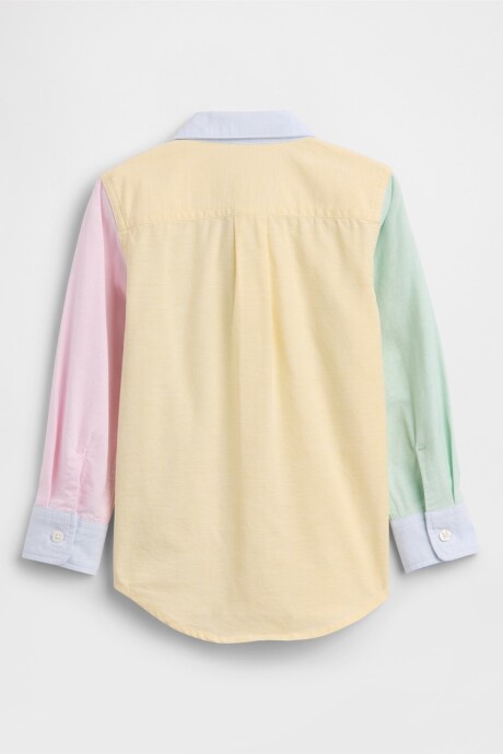 Camisa Oxford Toddler Niño Sp Easter Color Block