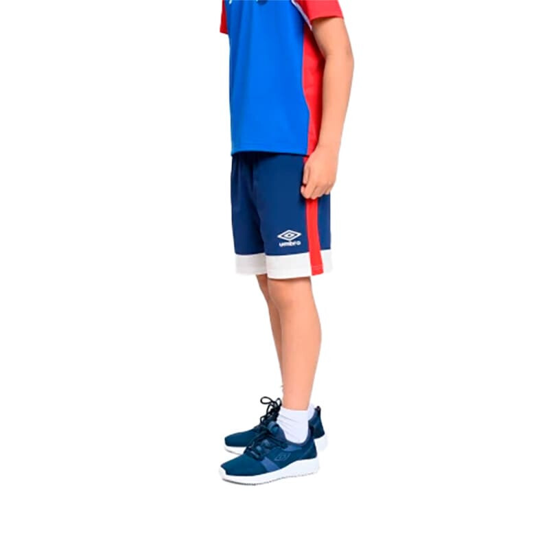 Soccer - Umbro - UMBRO BERMUDA FISS JUNIOR CNF de Niños - NU243006 Azul-rojo