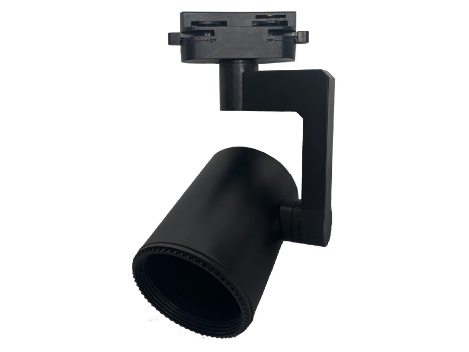 CABEZAL P/ RIEL MONOFASICO PAR20 NEGRO D80 L115 