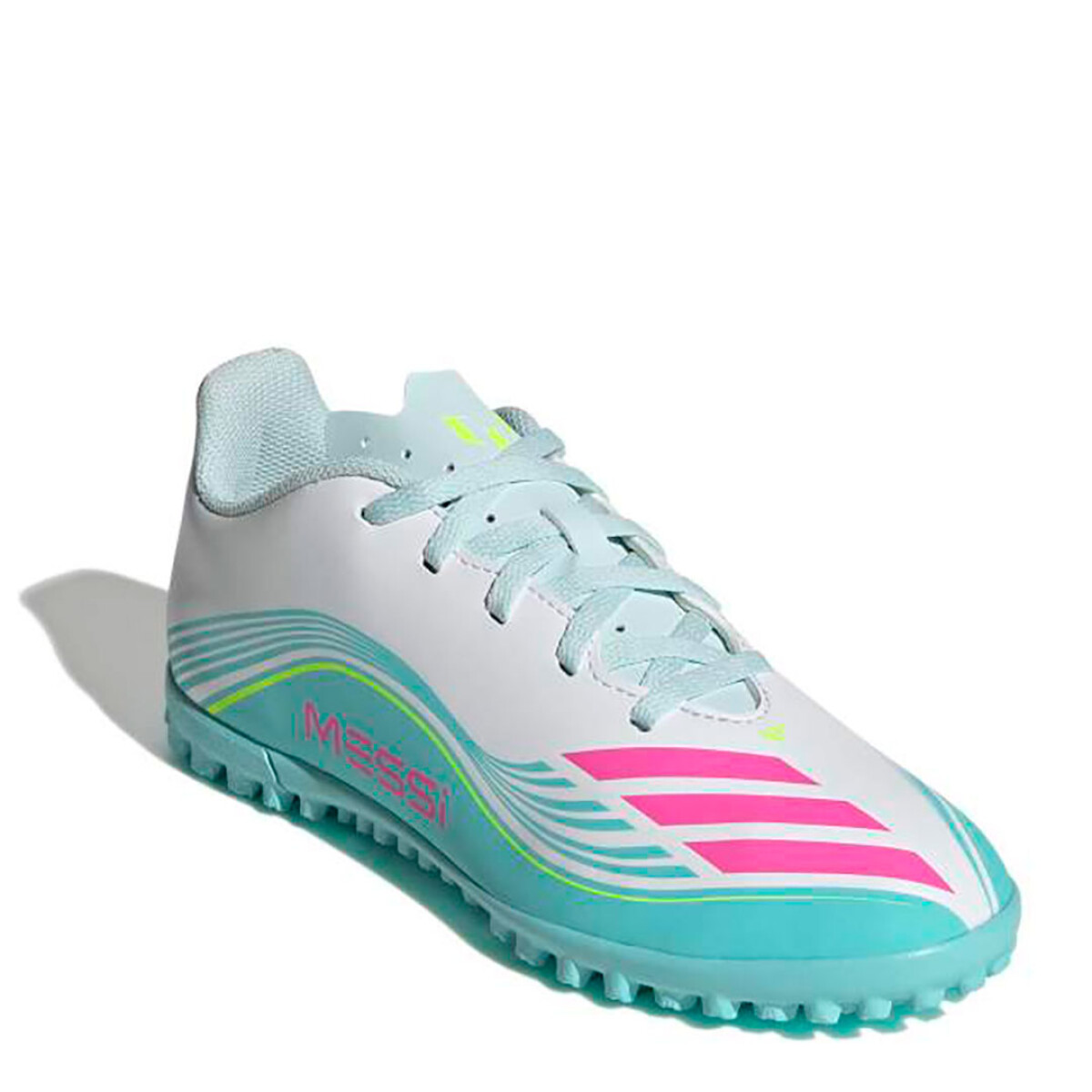 Championes de Niños Adidas F50 Messi Club Tf Adidas - Blanco - Verde 