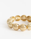 Pulseras Elásticas Metal Pulsera Elástica Metal Dorado - Dorado