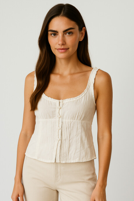 Musculosa Kelen Blanco