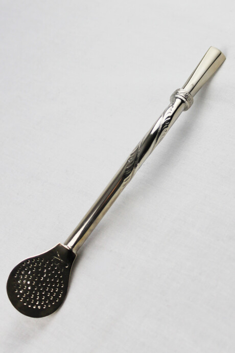 Bombilla Melo de Plata Cincelada Bombilla Melo de Plata Cincelada