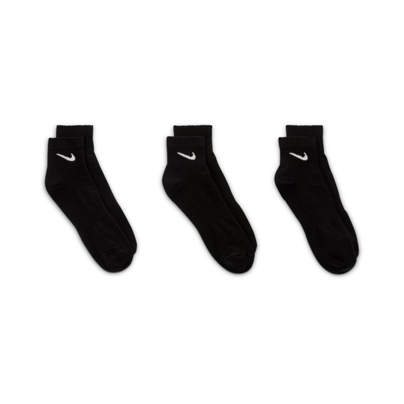 Medias Everyday Lightweight 3-Pack Unisex Negro