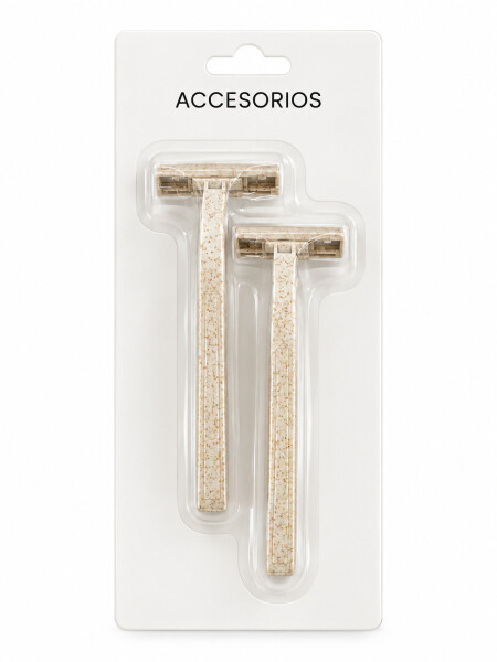 MAQUINA DEPILADORA SET X 2 BEIGE