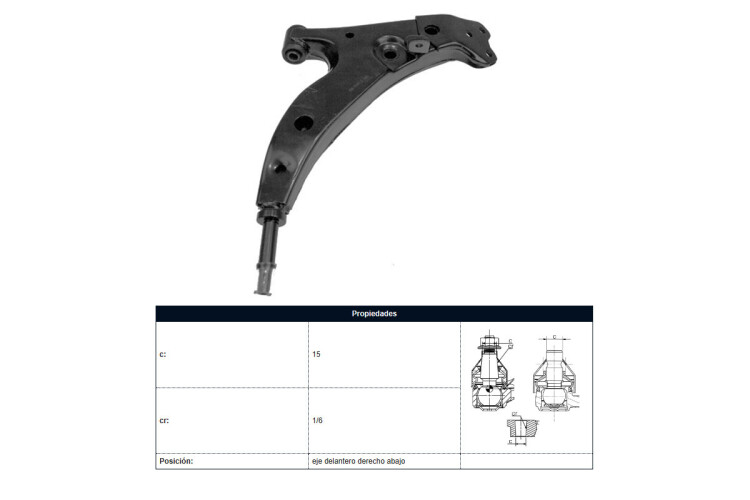 Parilla De Suspension Delantera Toyota Corolla 91-95 Der Parilla De Suspension Delantera Toyota Corolla 91-95 Der