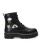 Botas de Niña MINI Miss Carol LEAVEN acordonada Negro