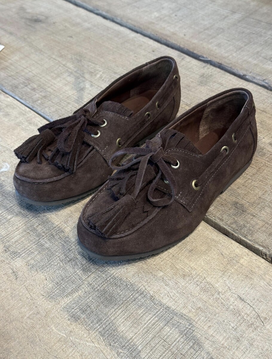 Mocasín Náutico Chocolate 