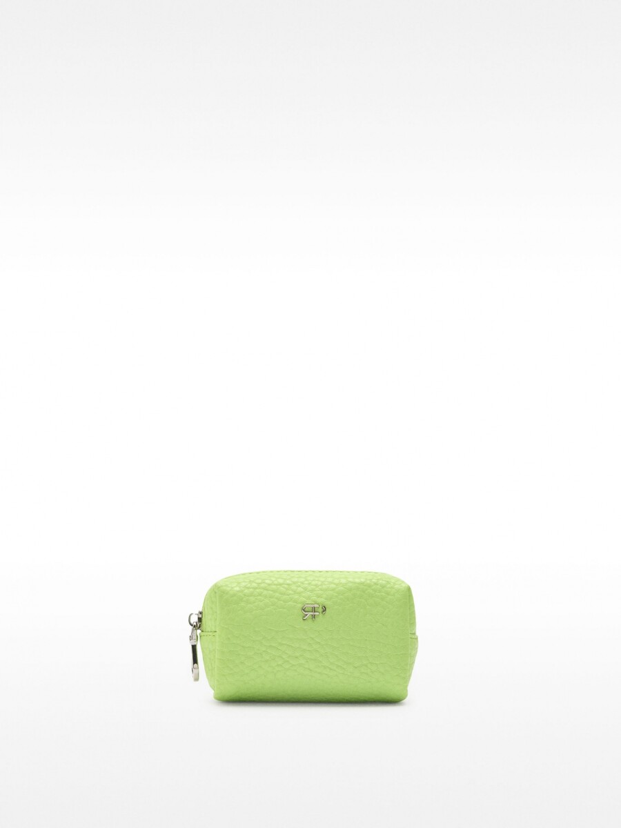 Monedero Con Textura verde