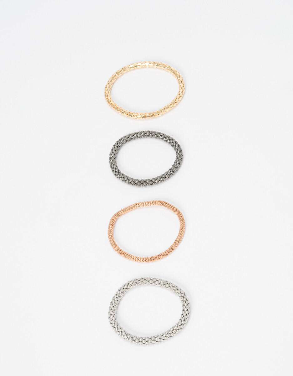 Set De Pulseras Elásticas. 