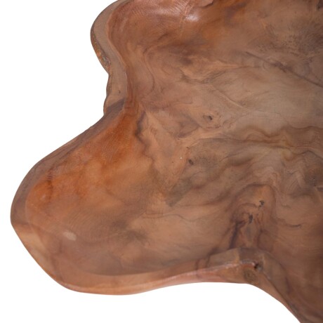 BOWL A-075 NATURAL/BEIGE MADERA DE TECA A-075