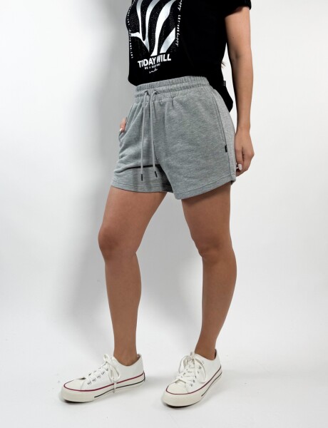 Short de algodon Tini Gris