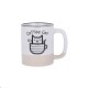 Taza cerámica cat 520ml blanco
