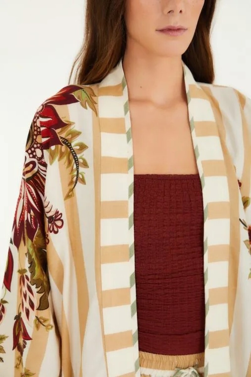 KIMONO FLORAL Estampado