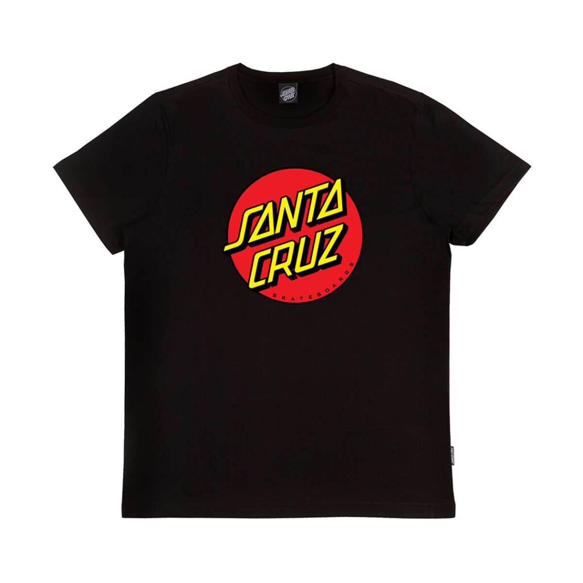Remera MC Santa Cruz Juv Classic Dot Fr - Negro 