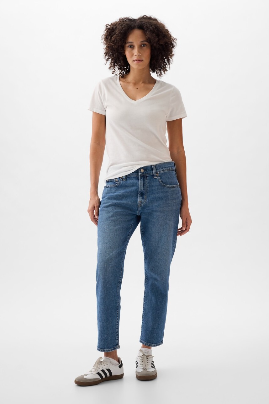 Jean Girlfriend Mujer Medium Wash