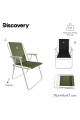 Silla Plegable de Camping Discovery Negro