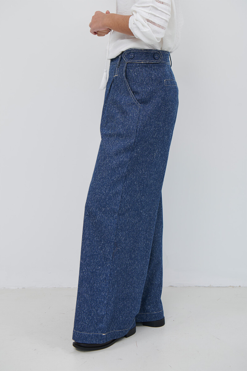 PANTALON MINI ESPIGA AZUL