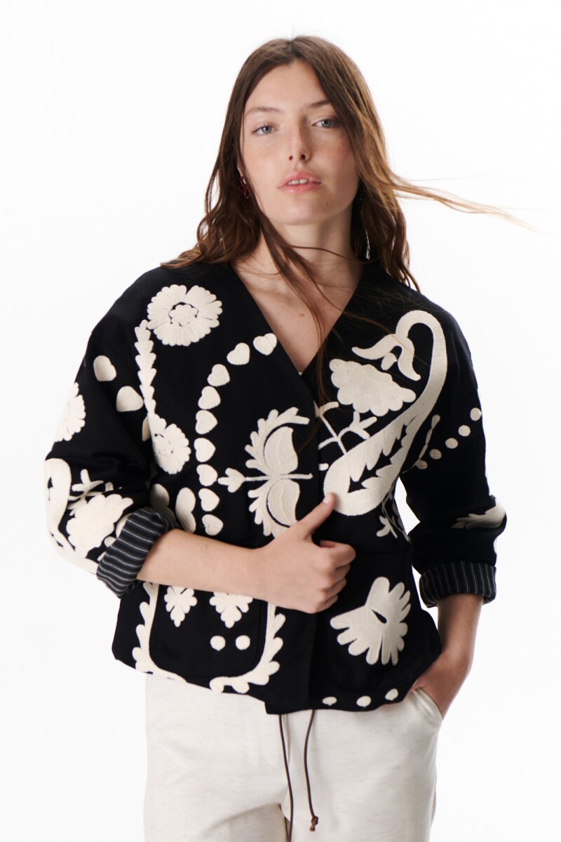 CHAQUETA ANFORA NEGRA