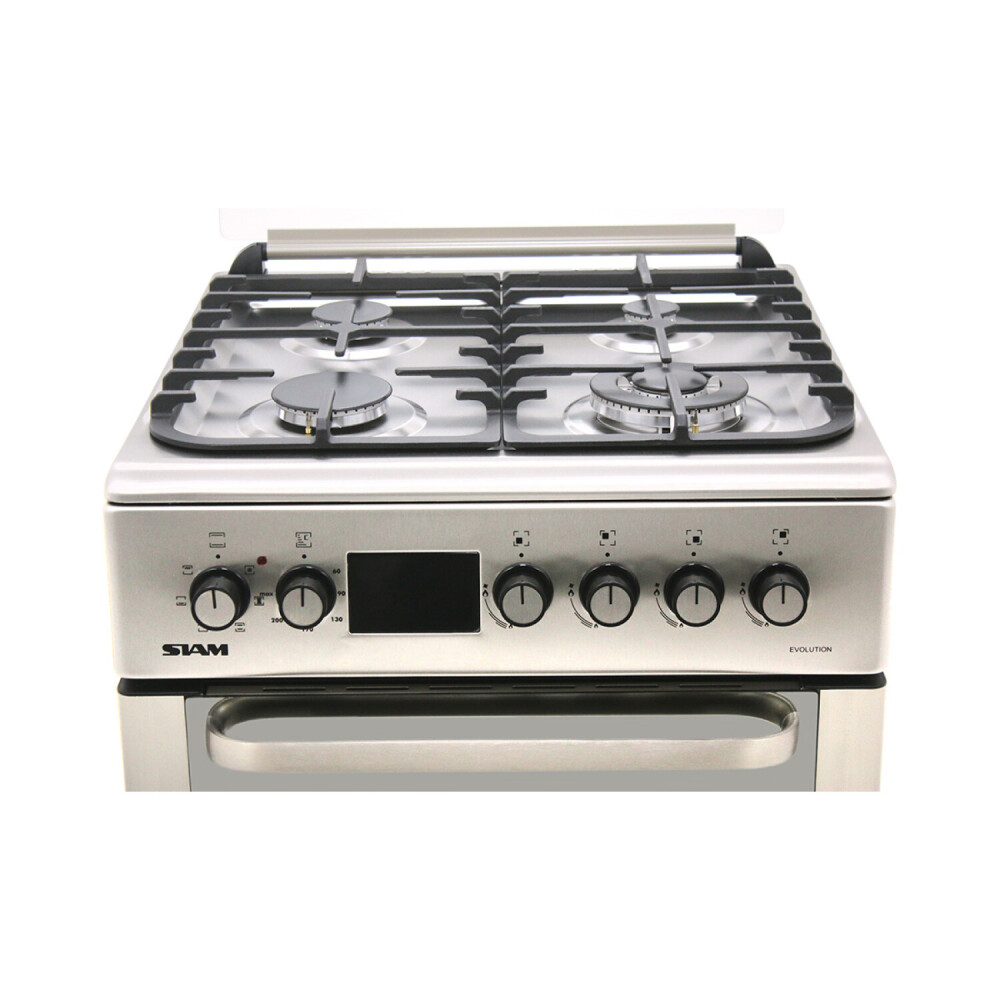 Cocina Combinada Siam Si-cc60ev Gris