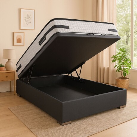 Sommier 2 Plazas Hamptons Platinum Hybrid Box Baul Sommier 2 Plazas Hamptons Platinum Hybrid Box Baul