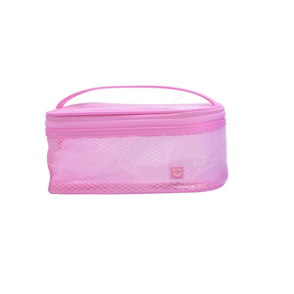 Necessaire malla rosa