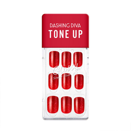 Uñas En Gel Listas (Press On) Cherry Red