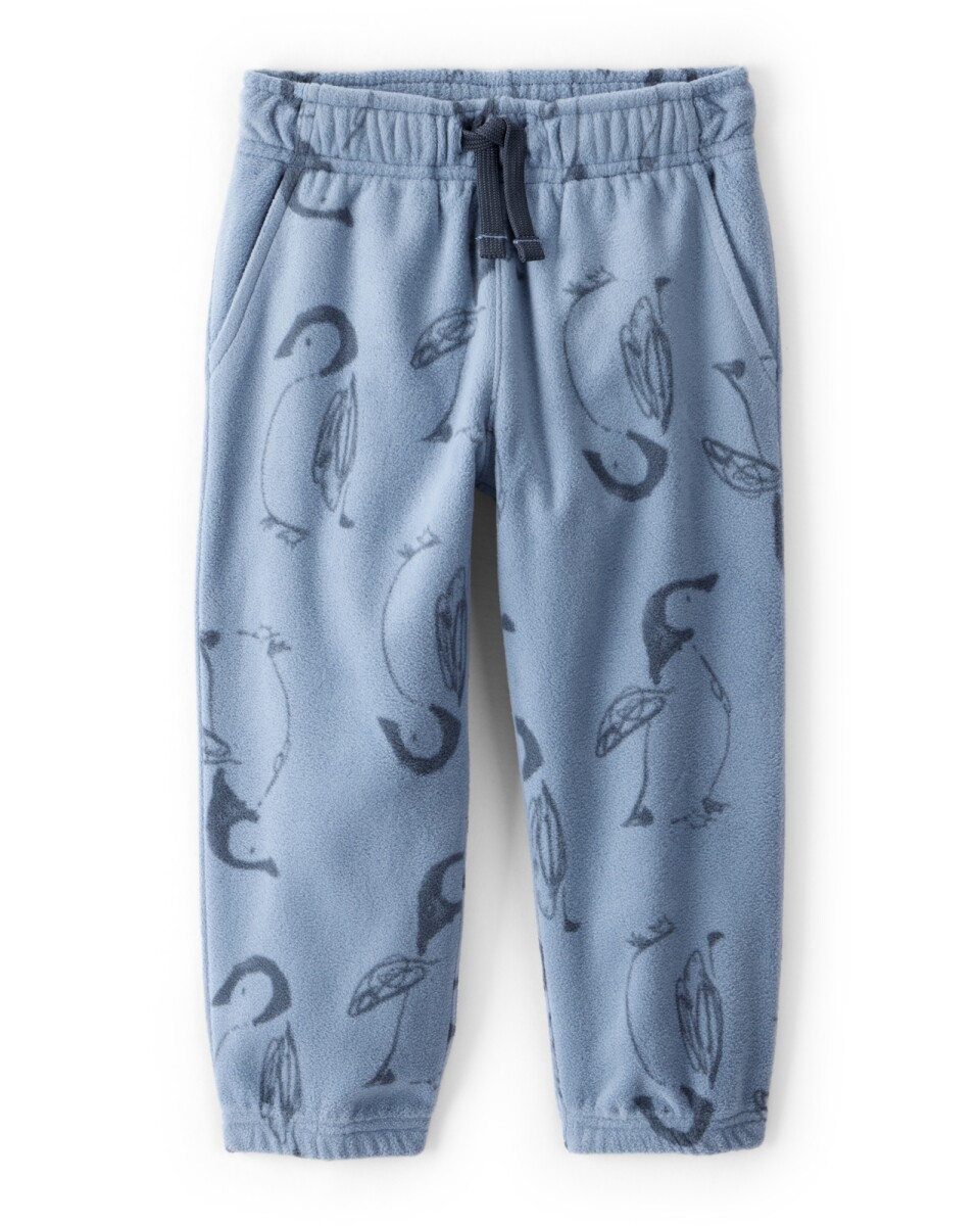 Pantalón de micropolar, diseño pingüinos 