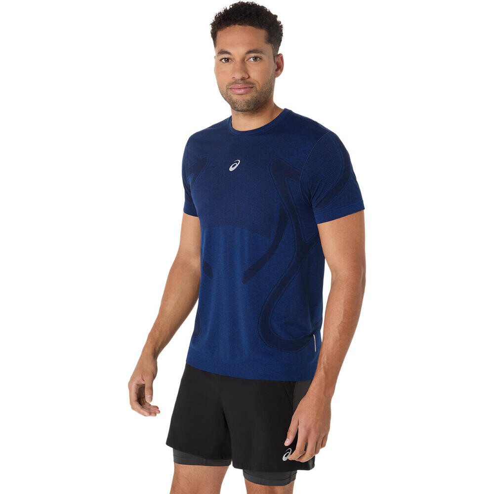 Polos Running Road Seamless SS Top Hombre Midnight